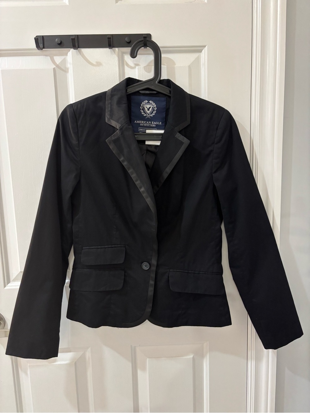2/$15 American Eagle Outfitters Black Women's Single-Button Blazer Size S